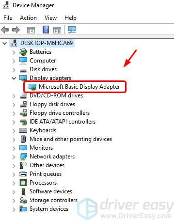 microsoft basic display adapter windows 10 download